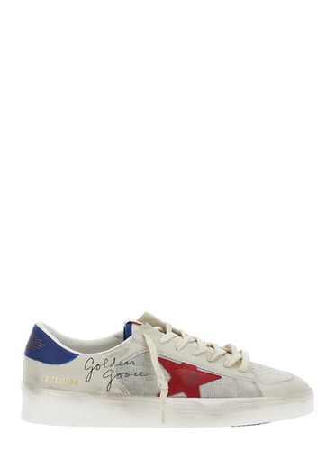 Low Top Sneakers With Star Patch In Vintage Leather Man - Golden Goose - Modalova