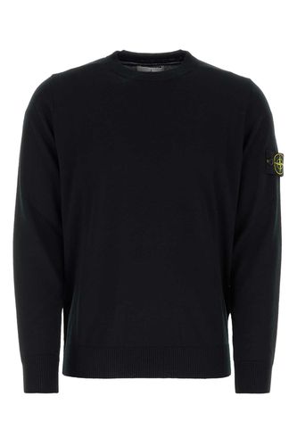 Stone Island Black Wool Sweater - Stone Island - Modalova