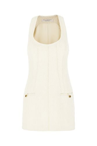 Ivory Cotton Blend Mini Dress - Philosophy di Lorenzo Serafini - Modalova