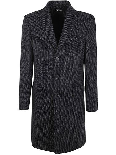 Zegna Wool And Cashmere Overcoat - Zegna - Modalova