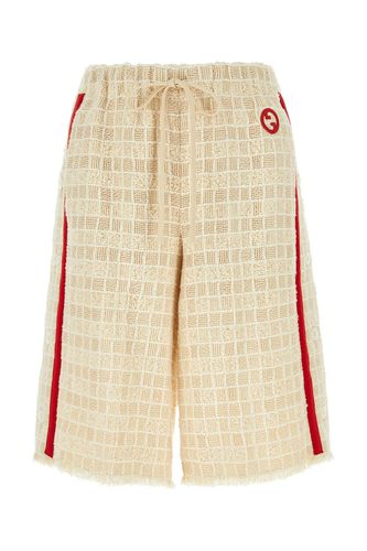 Gucci Sand Tweed Bermuda Shorts - Gucci - Modalova