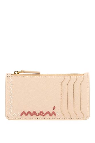 Marni Embroidered Card Holder - Marni - Modalova