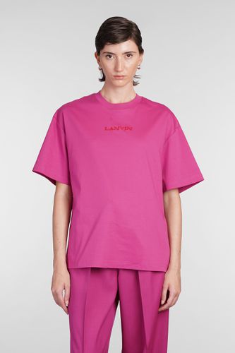 Lanvin T-shirt In Fuxia Cotton - Lanvin - Modalova