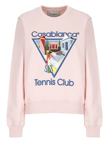 Sweatshirt In Rose- Cotton - Casablanca - Modalova