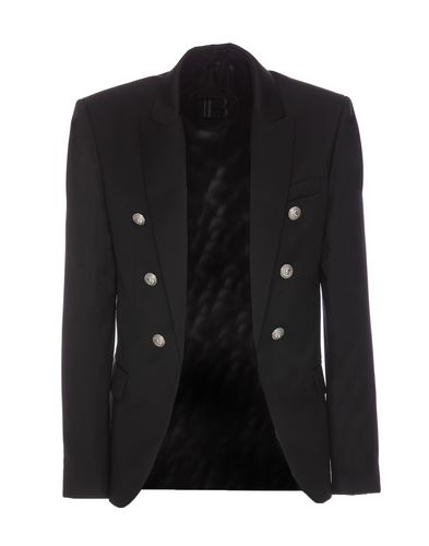 Balmain Double Breasted Jacket - Balmain - Modalova