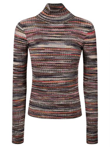 Roll-neck Slim Fit Patterned Sweater - Missoni - Modalova