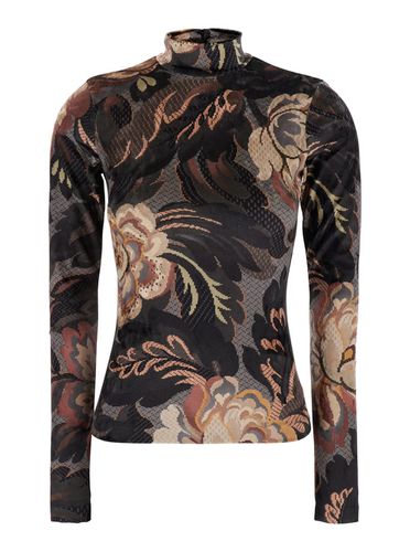 Etro Velvet Jacquard Top - Etro - Modalova