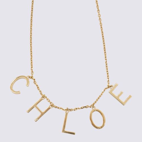 Chloé Gold Metal Necklace - Chloé - Modalova