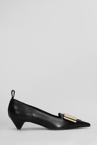 Lella Baldi Pumps In Black Leather - Lella Baldi - Modalova