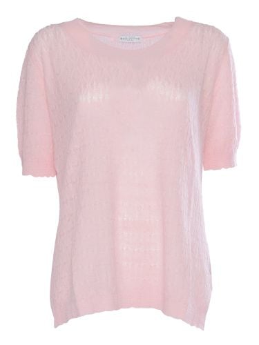 Ballantyne Pink Linen Sweater - Ballantyne - Modalova