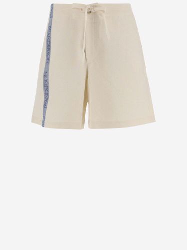 J. W. Anderson Linen Blend Logo Short Pants - J.W. Anderson - Modalova