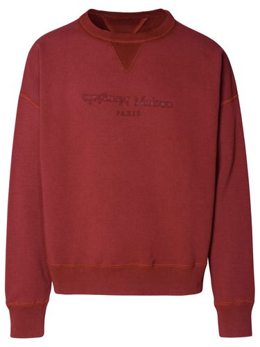 Burgundy Cotton Sweatshirt - Maison Margiela - Modalova