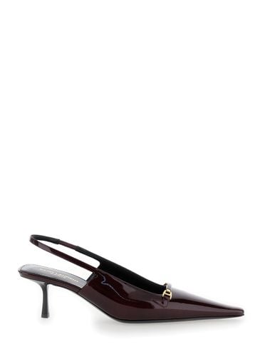 Carine Slinback Pumps In Patent Leather - Saint Laurent - Modalova