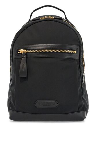 Tom Ford Logo-patch Zipped Backpack - Tom Ford - Modalova