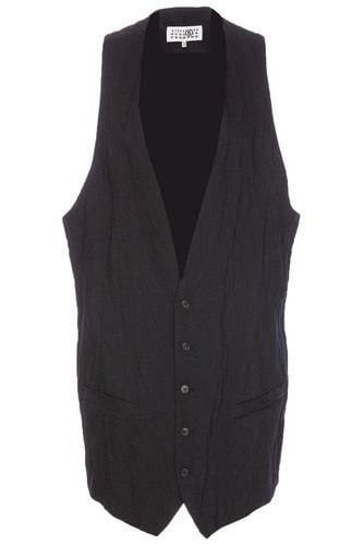 MM6 Maison Margiela V-neck Vest - MM6 Maison Margiela - Modalova