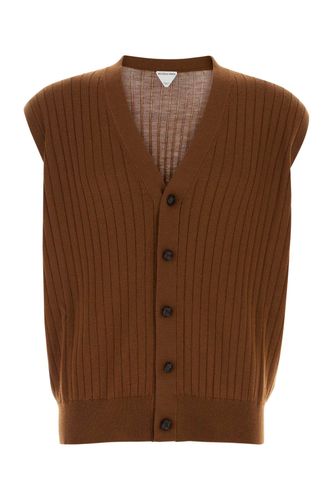 Bottega Veneta Brown Wool Vest - Bottega Veneta - Modalova