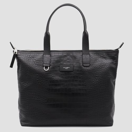 Dolce & Gabbana Black Leather Totes - Dolce & Gabbana - Modalova