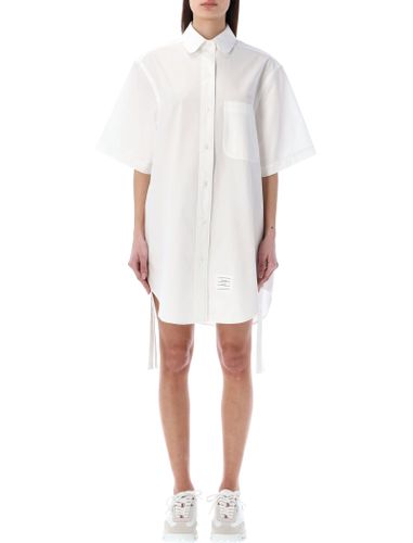 Poplin Shirt Mini Dress - Thom Browne - Modalova