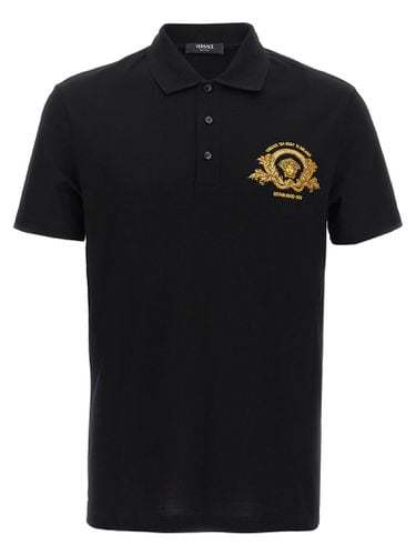 Versace coupe Blason Polo Shirt - Versace - Modalova