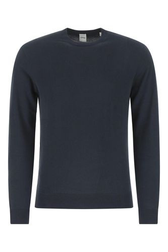 Aspesi Dark Blue Cotton Sweater - Aspesi - Modalova