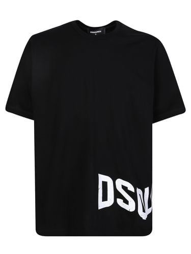 Dsquared2 Side Logo Black T-shirt - Dsquared2 - Modalova