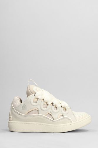 Curb Sneakers In Suede And Leather - Lanvin - Modalova