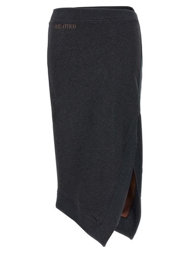 The Attico Asymmetrical Midi Skirt - The Attico - Modalova