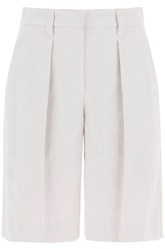 Cotton-linen Shorts - Brunello Cucinelli - Modalova