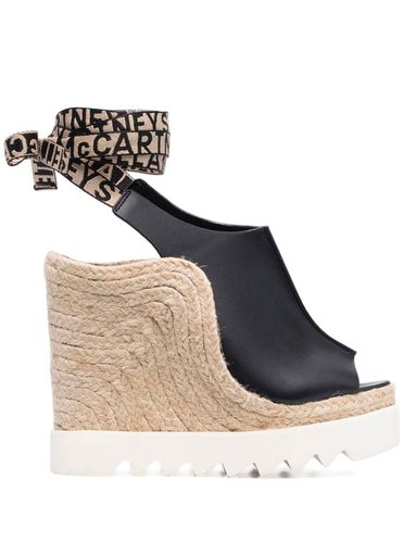 Gaia Wedges With Jacquard Logo And Rope Heel Woman - Stella McCartney - Modalova