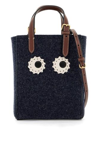 Mini Felt Tote Bag With Eyes Design - Anya Hindmarch - Modalova