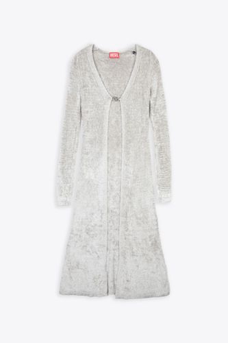 M-carol Pearl grey chenille long cardigan - M Carol - Diesel - Modalova