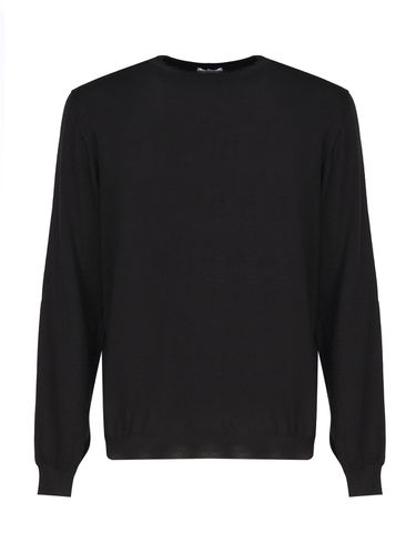 Cashmere And Silk Crew Neck Sweater - Malo - Modalova