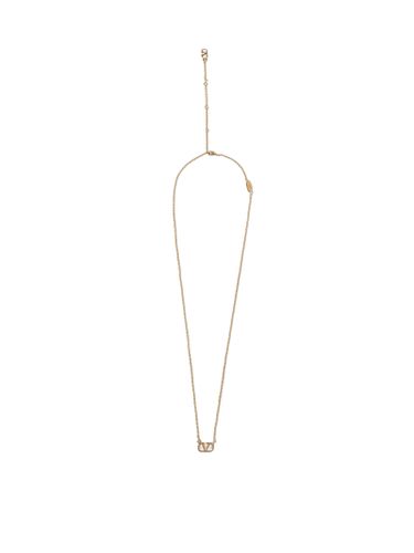 Brass Vlogo Necklace - Valentino Garavani - Modalova