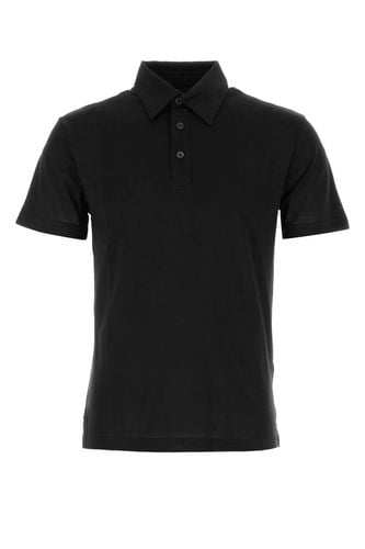 PT Torino Black Cotton Polo Shirt - PT Torino - Modalova