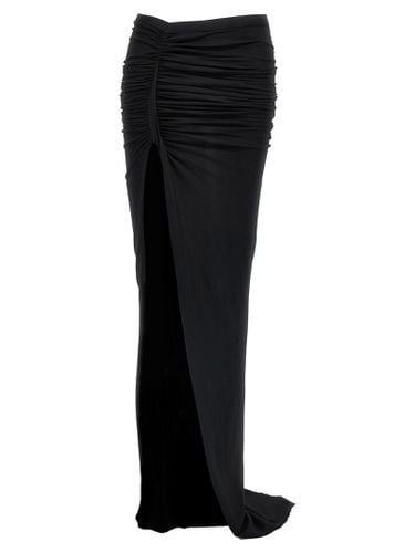 Lido Edfu Asymmetrical Draped Maxi Skirt - DRKSHDW - Modalova