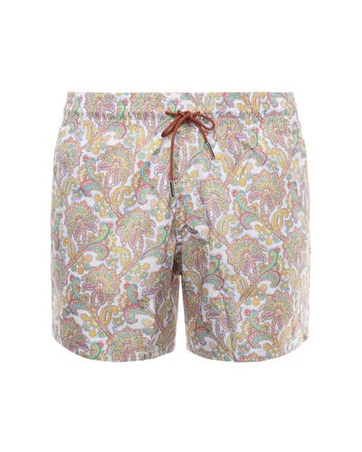 Etro Swim Trunks With Paisley Print - Etro - Modalova