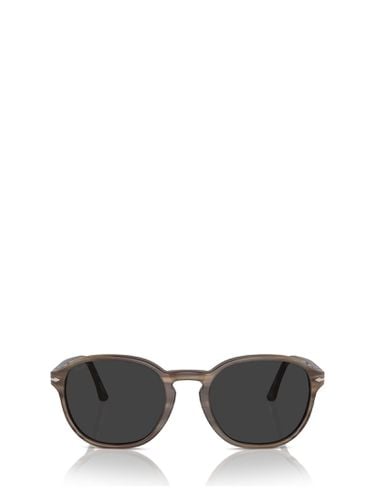 Po3343s Striped Brown Sunglasses - Persol - Modalova