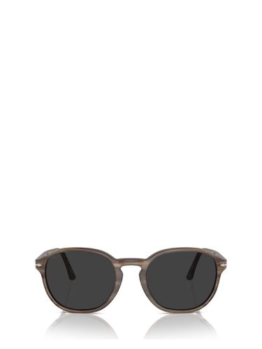 Po3343s Striped Brown Sunglasses - Persol - Modalova