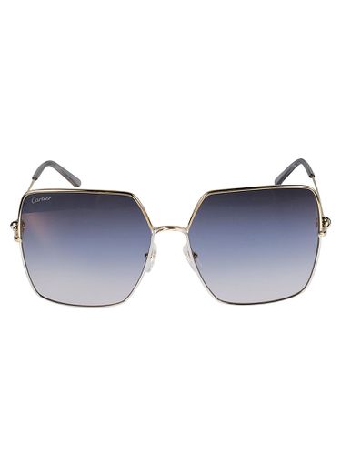 Patterned Sunglasses - Cartier Eyewear - Modalova
