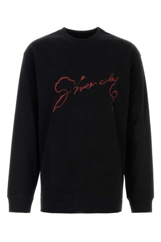 Givenchy Black Cotton T-shirt - Givenchy - Modalova