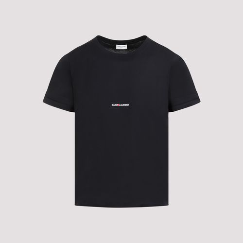 Saint Laurent Logo Tshirt - Saint Laurent - Modalova