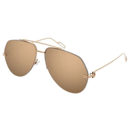 Ct0170s001 Copper Gold Gold - Cartier Eyewear - Modalova