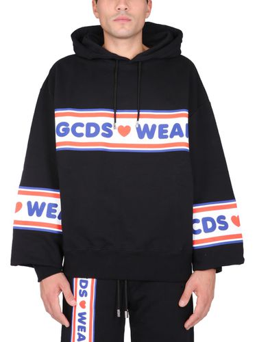 GCDS cute Tape Logo Sweatshirt - GCDS - Modalova