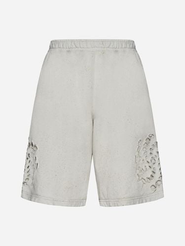 Label Group Holes Cotton Shorts - 44 Label Group - Modalova