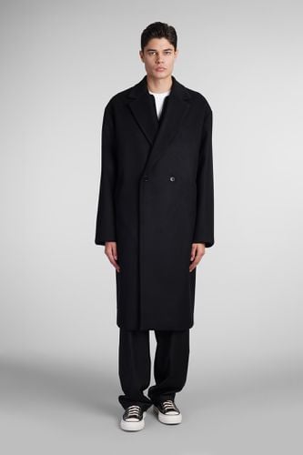 Seven Gauge Coat In Black Wool - Seven Gauge - Modalova