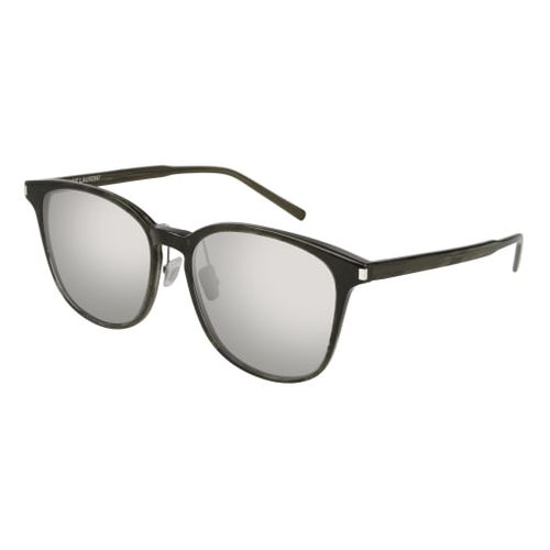 Sl 199/k Slim004 Grey Grey Silver - Saint Laurent Eyewear - Modalova