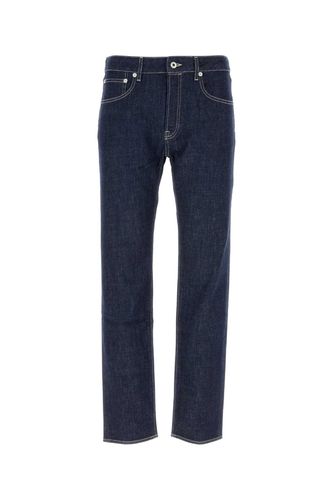 Midnight Blue Stretch Denim Bara Jeans - Kenzo - Modalova