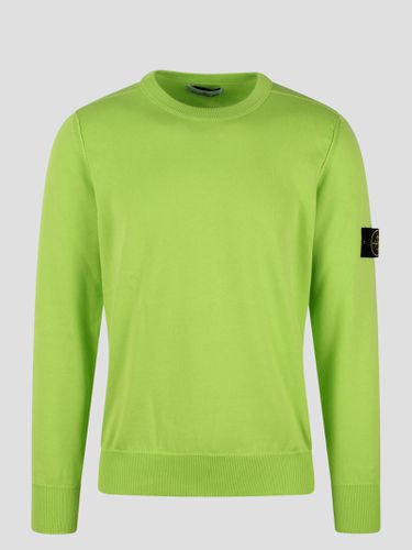 Stone Island Badge Logo Sweater - Stone Island - Modalova