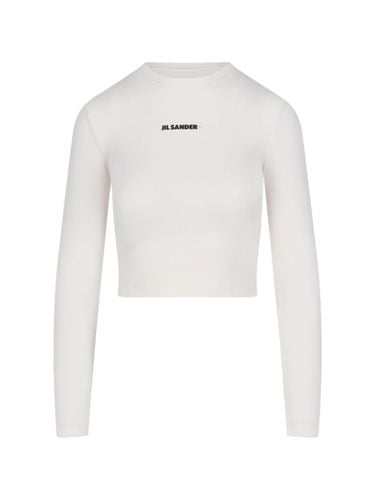 Jil Sander Logo Crop T-shirt - Jil Sander - Modalova