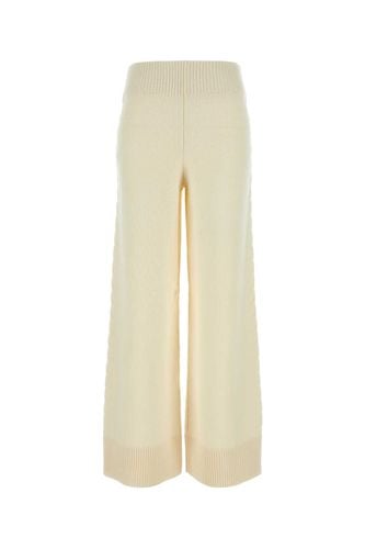 Ivory Wool Blend Ash Wide-leg Pant - Camilla and Marc - Modalova